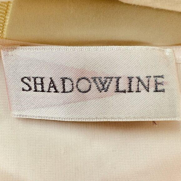 Shadowline Robe Womens M Vintage Nylon Floral Lace Pink 3/4 Sleeve Lightweight - Picture 12 of 15